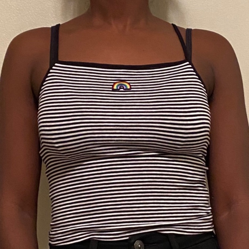 Garage cropped tank top